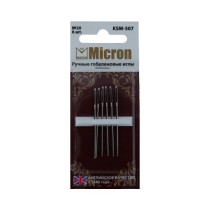 Иглы для шитья ручные " Micron" гобеленовые KSM- 507 в блистере 6 шт. 20