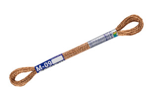 Нитки для вышивания " Gamma" мулине NM металлик 100% полиэстер 8 м М- 09 медный