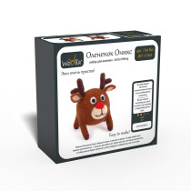 " Woolla" WT- 0164 " Олененок Оникс" набор для валяния . 