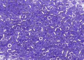 Бисер Япония MIYUKI Delica цилиндр 10/0 5 г DBM-0249 кристально-фиолетовый блеск с цветной линией